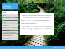 Tablet Screenshot of mrmosesclassroom.com